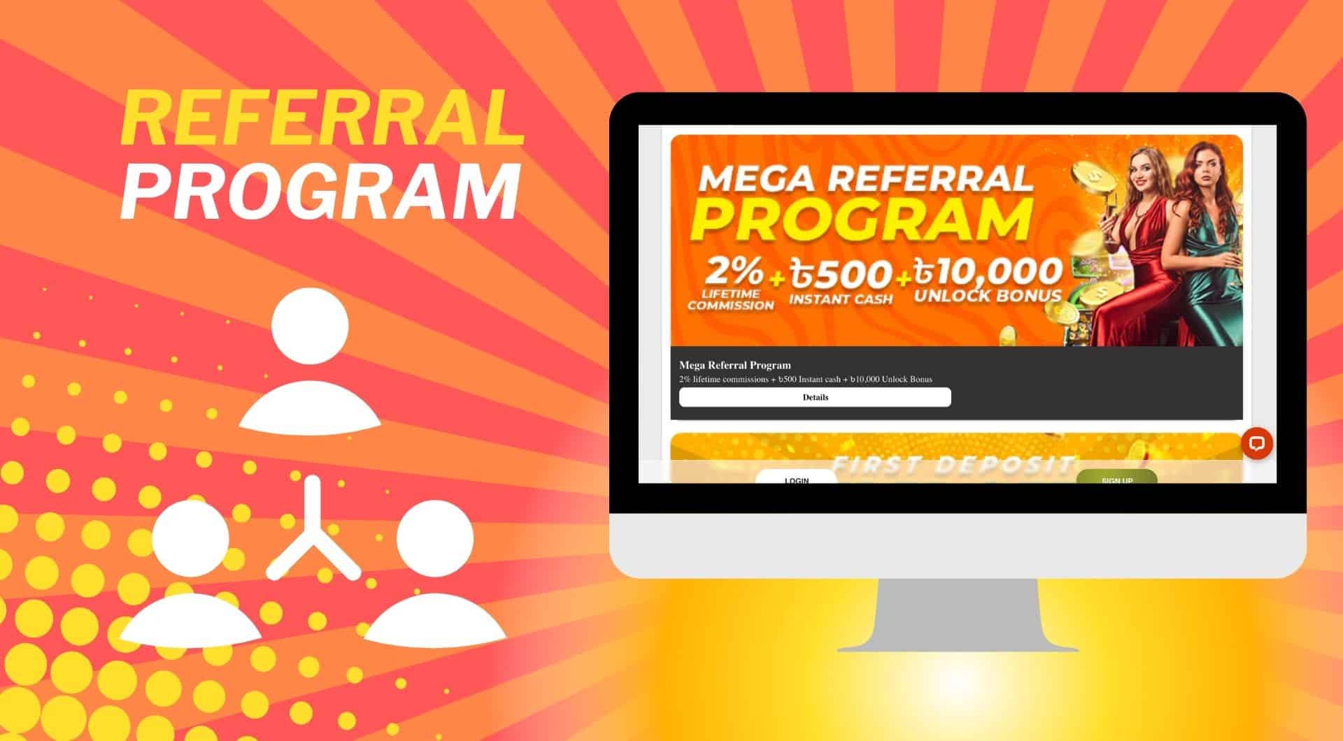 Bhaggo Bangladesh referral program information